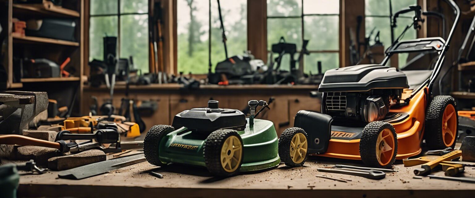 Maintenance tools for lawnmower care