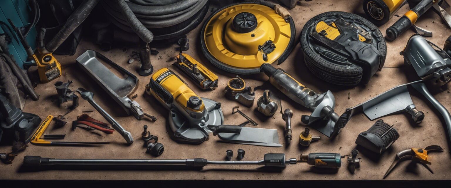 Lawn mower repair tools