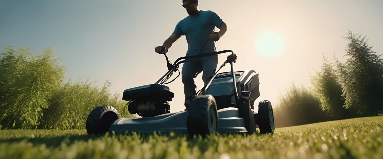 Push Mower Usage Image