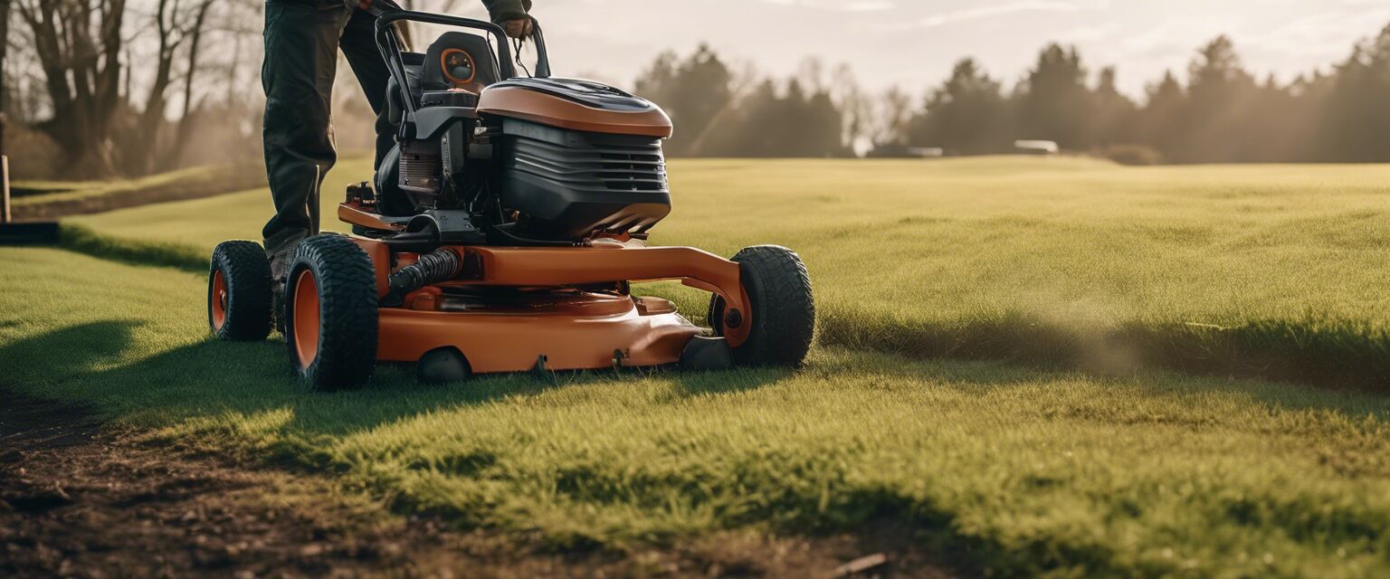 Self-propelled mower maintenance